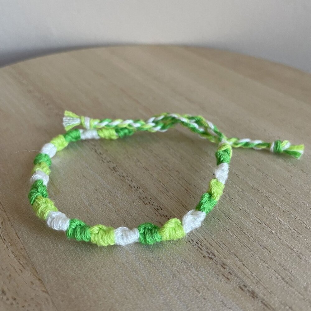 Kimberly Bracelet, anklet, trendy, comfortable, tie, embroidery thread, woven, g